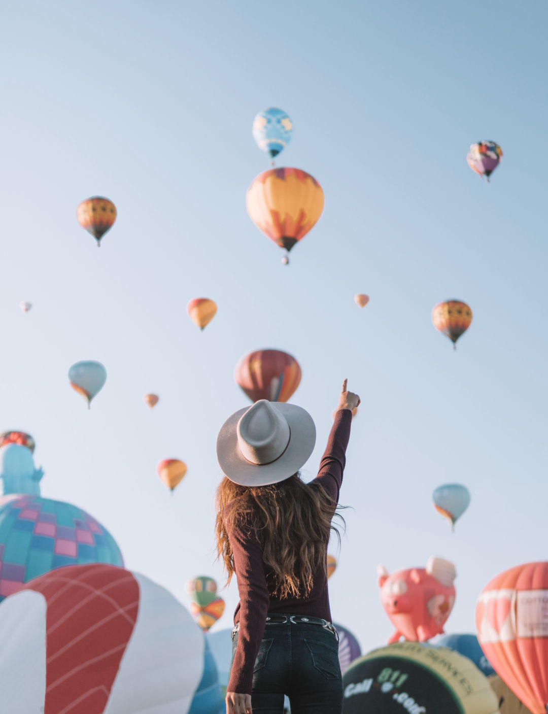 Hot Balloons in the air