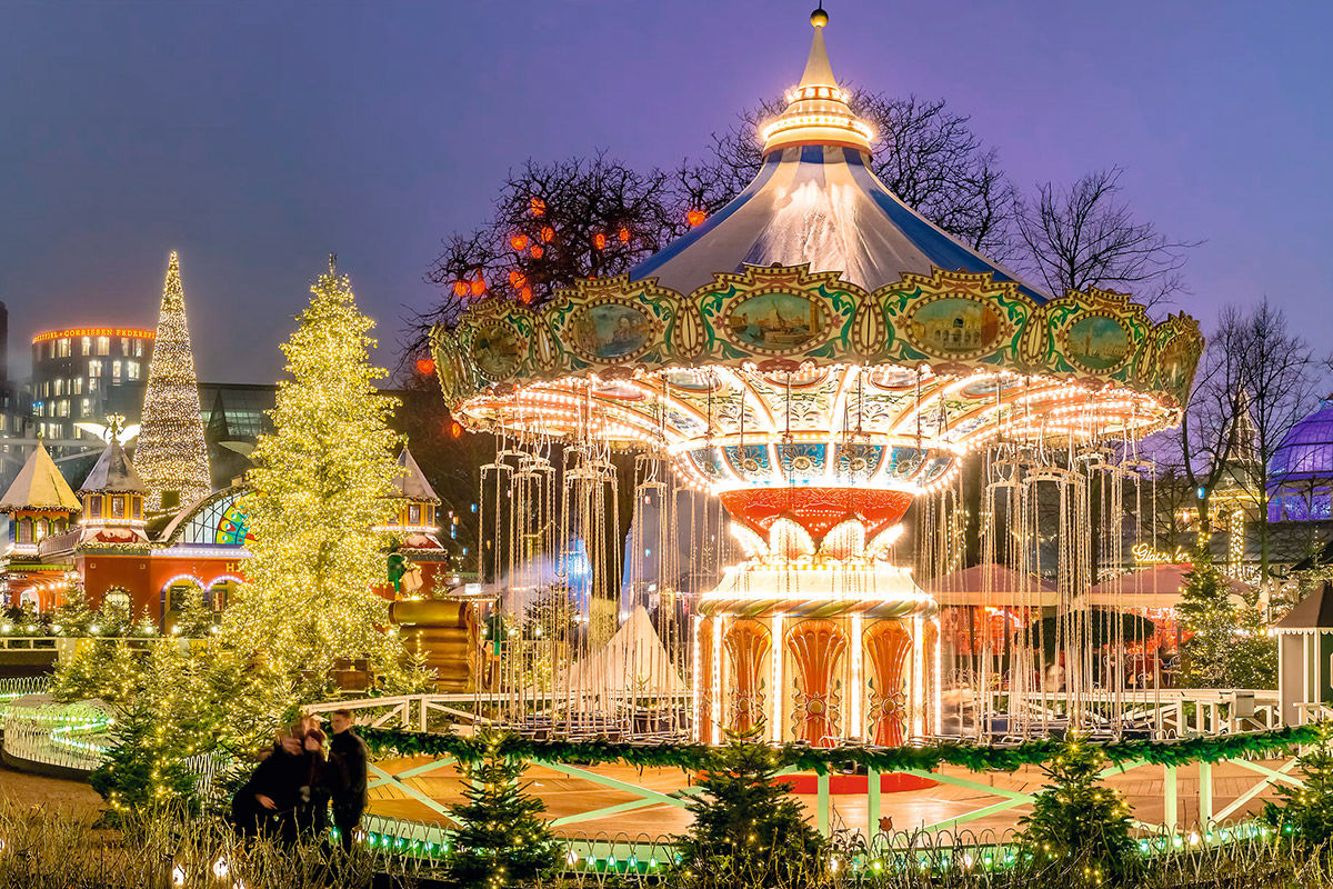 Christmas Market in Copenhagen, Denmark
