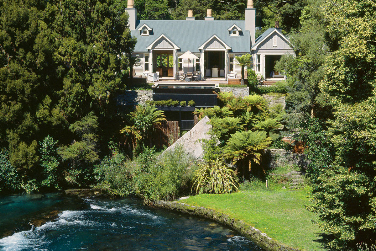Huka Lodge in Taupo, New Zealand